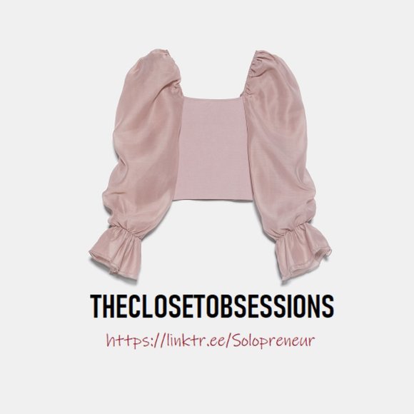 ZARA Knit Top with Puff Sleeves* - Picture 15 of 15